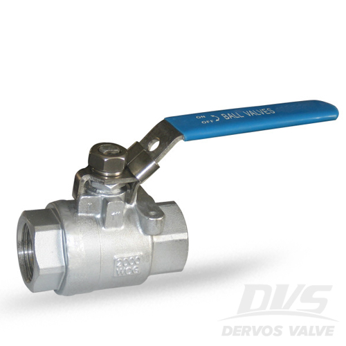 2PC Ball Valve, 1 Inch, 2000WOG, NPT, 316