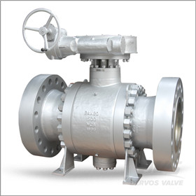 Flanged Trunnion Ball Valve, PN250, 24 X 20 Inch
