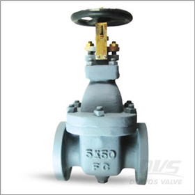 FC200 Cast Iron Marine Gate Valve, Flat Face