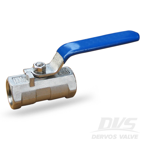 1PC Ball Valve, 0.5 Inch, 1000WOG, NPT, 316